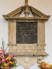 Thomas Cobborn memorial, 1700