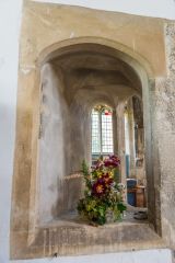 A medieval squint in the north aisle