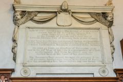 Memorial to James Johnson, Bishop of Worcester, 1775