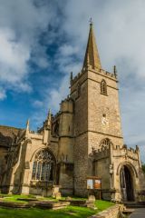 The west tower and spire