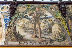 David the Shepherd mural