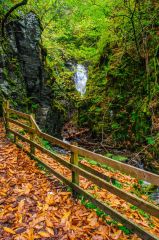 The waterfall viewing platform