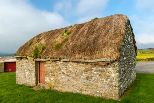 The cruck-roofed barn
