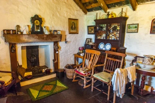 The living area hearth