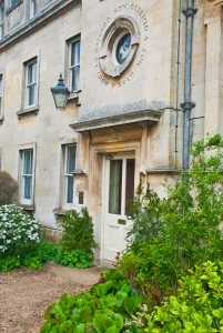 The main visitor entrance to Lamport Hall
