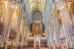 Looking east down the nave