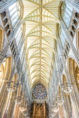 Looking west down the nave