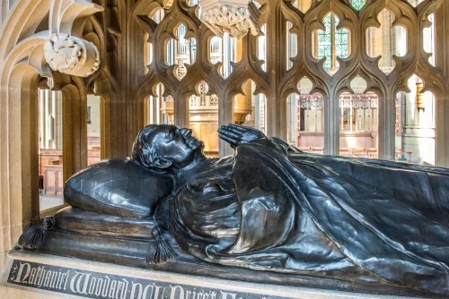 Nathaniel Woodard's effigy in the Founder's Chantry