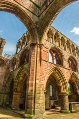 The roofless presbytery
