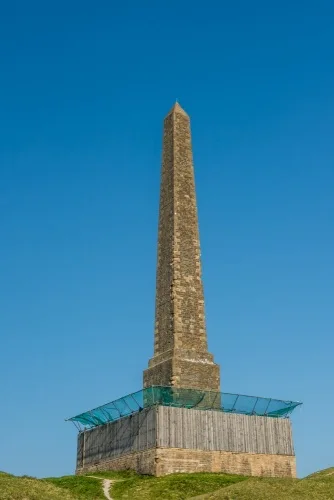 The Monument and its protective fence