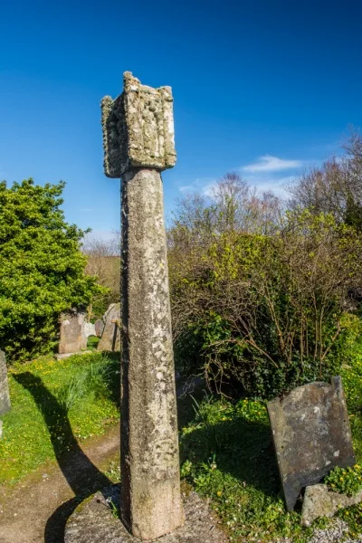 The 14th century churchyard cross