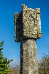 The head of the 14th century cross