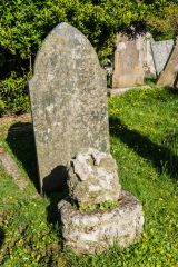 Stump of a medieval cross in the churchyard