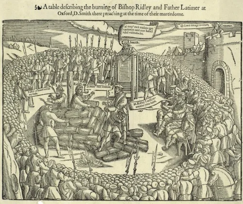 The execution of Ridley and Latimer