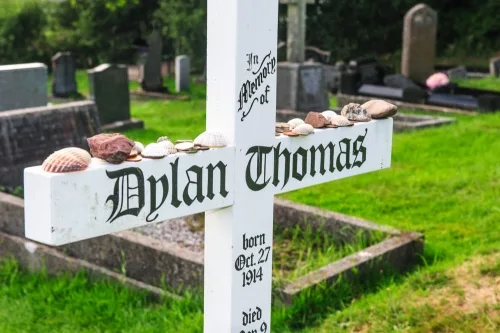 Dylan Thomas' Grave, St Martin's Church