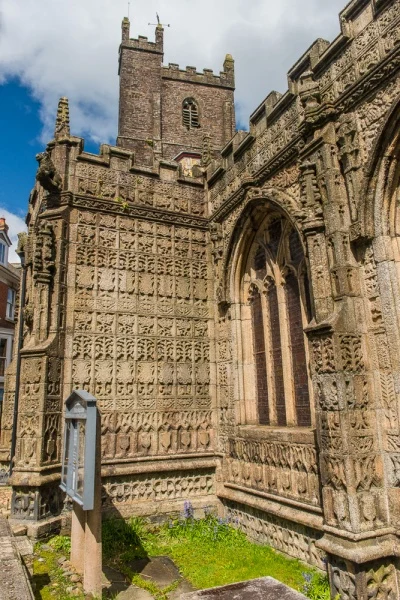 The extraordinary early 16th century carved granite exterior