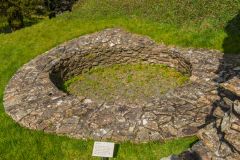 The medieval castle well