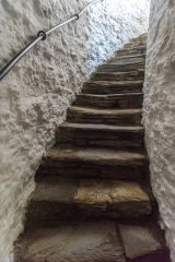 Internal stair set into the keep wall