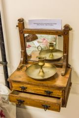 A mirror and drawers from Stan Laurel's birthplace