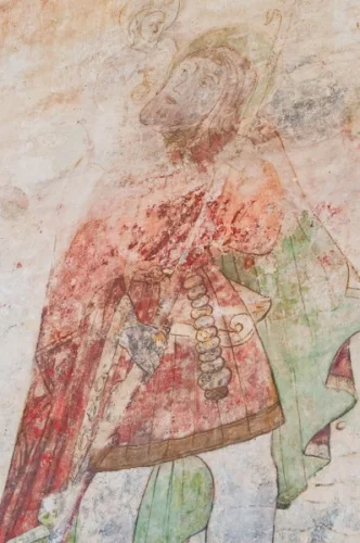 The St Christopher wall painting