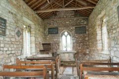 The church interior, looking east