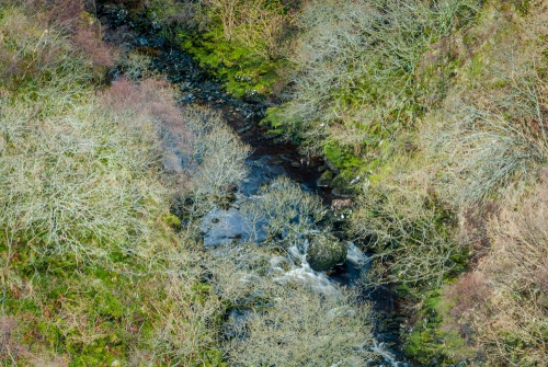 The River Lealt from the lip of the gorge
