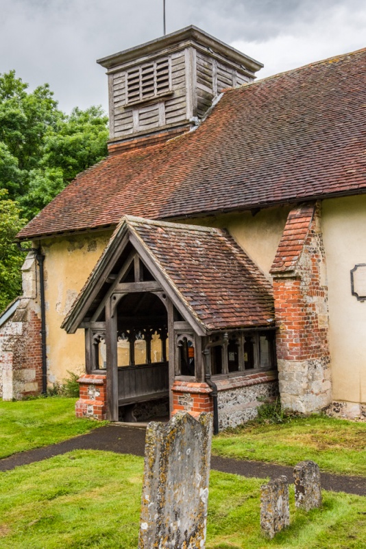 The south porch and 'Armada' bell tower