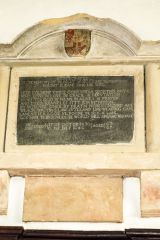 Leckford, St Nicholas Church, Sir John Thornburgh memorial (d. 1630)
