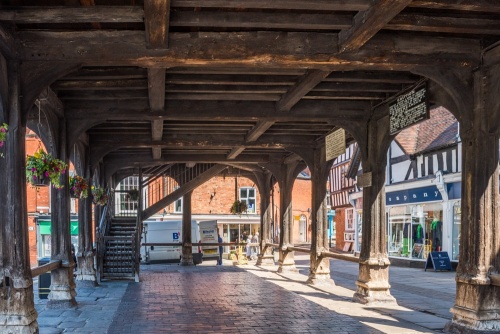 The arcaded ground floor