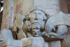 Medieval carved capital