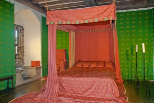 A medieval bedchamber
