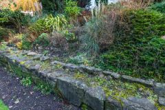 Foundation walls in Castle Gardens