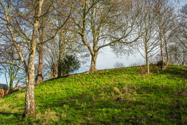 Leicester Castle's Norman motte