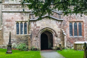 The south porch of St Giles church, Leigh on Mendip