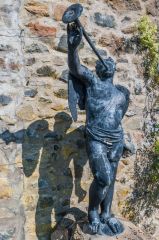 Leith Hall, A classical statue in the walled garden