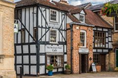 Attractive old buildings on Corn Square