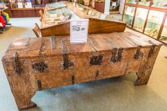 The 15th-century oak chest