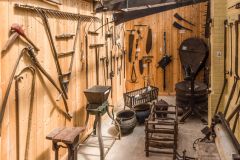The collection of agricultural tools