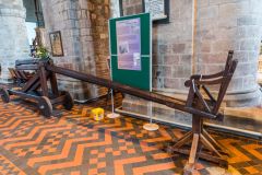 The old ducking stool in Leominster Priory