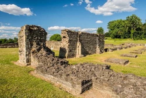 The abbey church, west end
