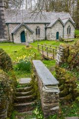 Approaching the churchyard