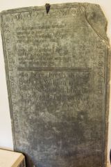 Christopher Langman memorial, 1727