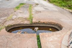The miner's bath near the man engine