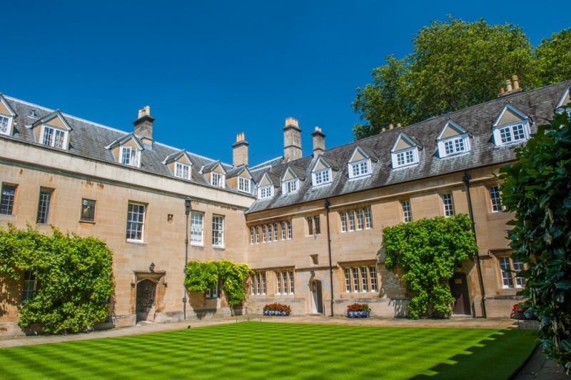 Lincoln College Front Quad, Oxford