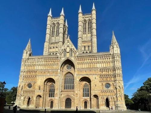 Lincoln Cathedral's glorious west front