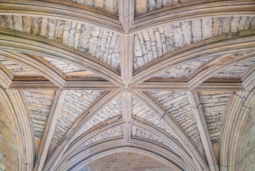 Vaulting of the gatehouse arch