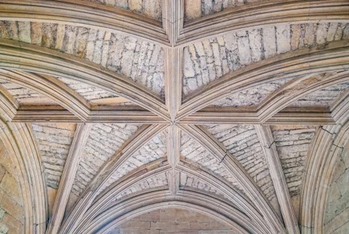 Vaulting of the gatehouse arch