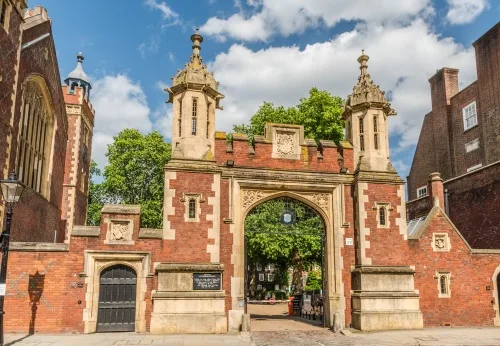 The western gateway on Newman's Row