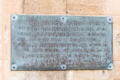 The Zeppelin bomb memorial plaque