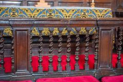 The barley twist communion rail balustrade